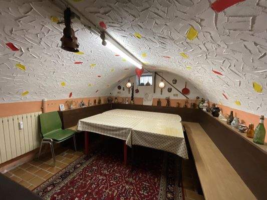 Partyraum im Gewölbekeller