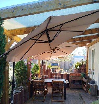 Überdachte Terrasse