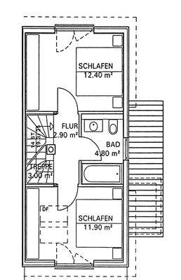 Grundriss Obergeschoss