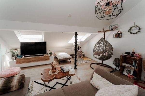 Wohnzimmer mit Ausblick