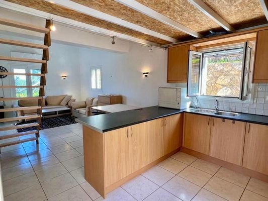 Kreta, Kalo Chorio: Charmantes Landhaus mit Pool, Garten und Meerblick zu verkaufen