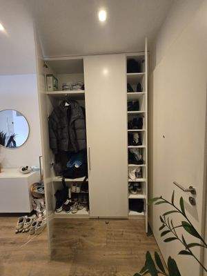 Offener Kleiderschrank Flur