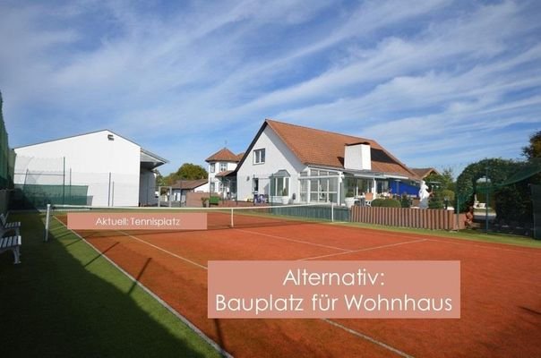 Aktuell Tennis, alternativ Bauplatz