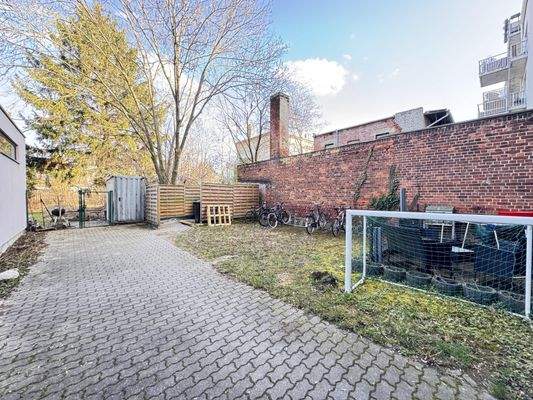 Hinterhof mit Fahrradabstellmöglichkeiten