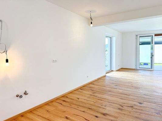 Koch-/Ess- und Wohnbereich