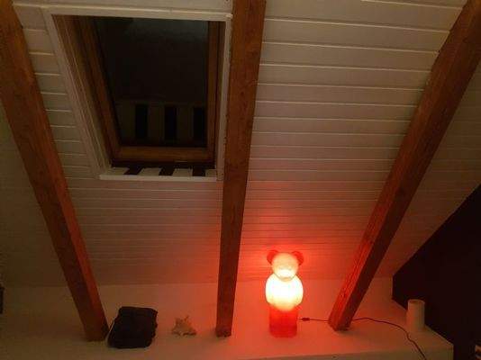 nächtliches Badeleuchten