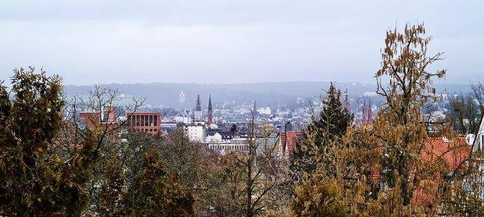 Ausblick vom Balkon / Esszimmer