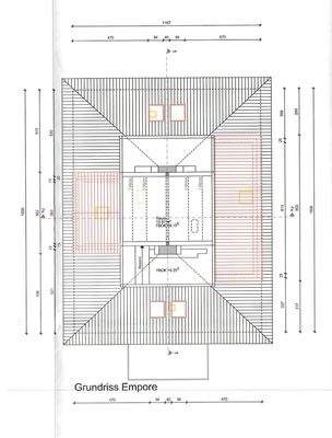 Genehmigtes Sanierungskonzept Empore