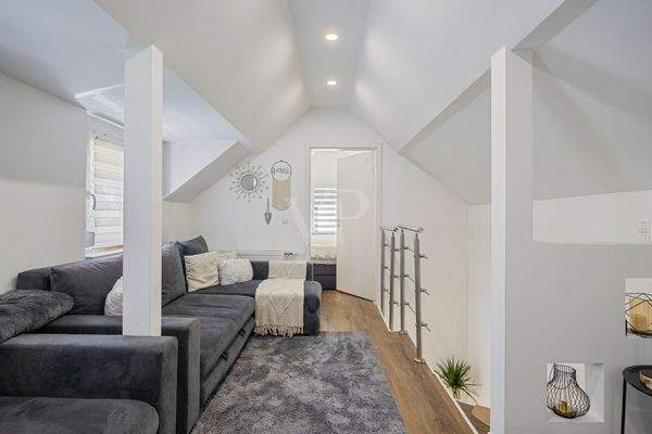 Wohnbereich im Dachgeschoss