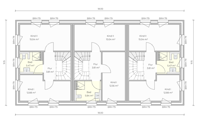 Grundriss 1.Obergeschoss