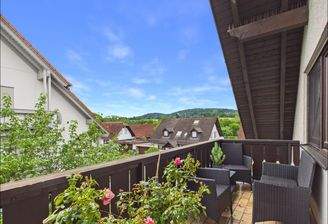 gemütlicher Balkon