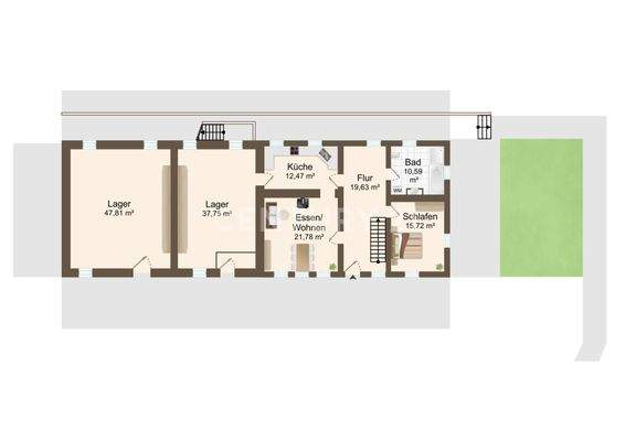 Grundriss Erdgeschoss