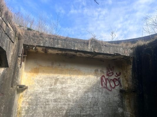 Scheinwerferturm blick ins Freie 