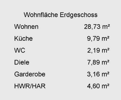 Wohnfläche Erdgeschoss