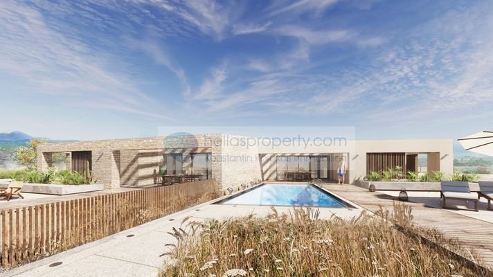 Ansicht 2 Villen a 100 sqm Pool Optional