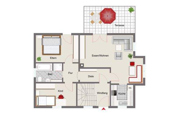 Grundriss Erdgeschoss