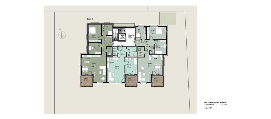 Grundriss 1. Obergeschoss