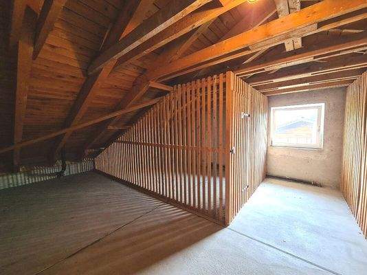 Großzügiges Speicherabteil