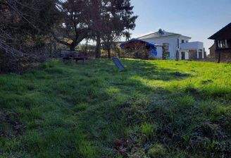 Blick vom Grundstück