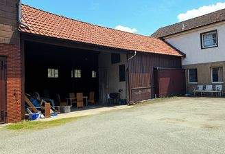Innenhof Mehrfamilien-Fachwerkhaus