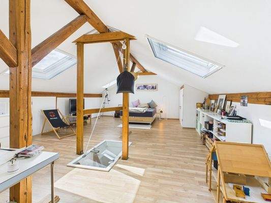 Nutzfläche im Dachgeschoss