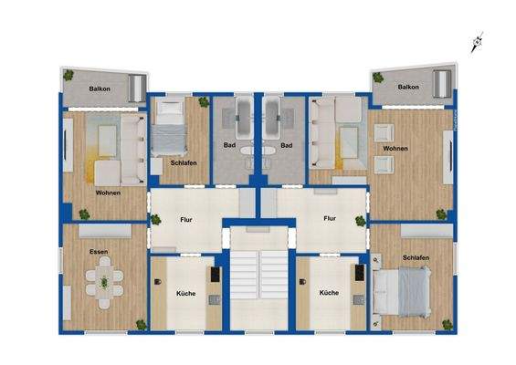 Grundriss Obergeschoss