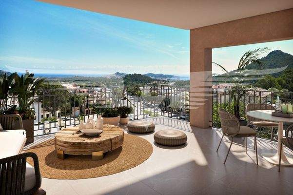 Visualisierte Terrasse