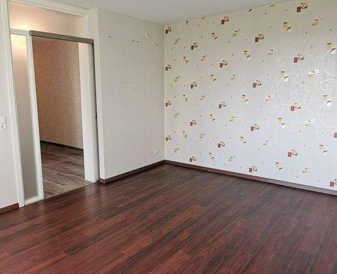 Wohnzimmer mit Schiebetür 2