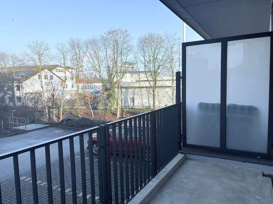 Balkon Blick zur Wieseck