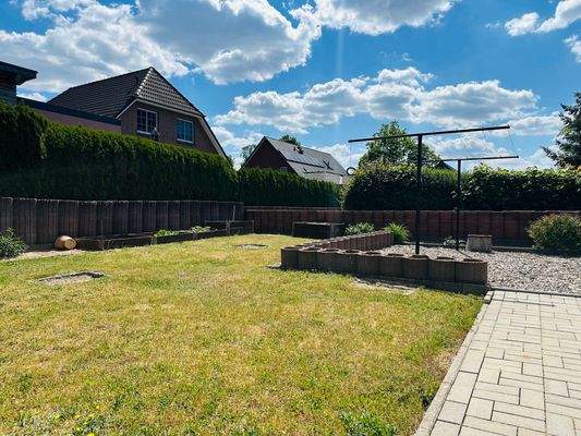 Blick auf das Grundstück