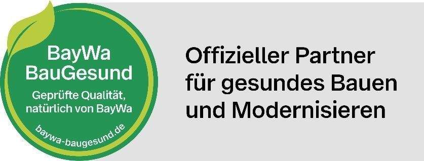 Gütesiegel BayWa Part BauGesund