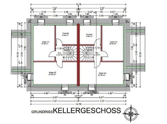 Grundriss Kellergeschoss