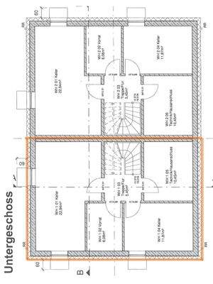 Grundriss KG - Haus 1