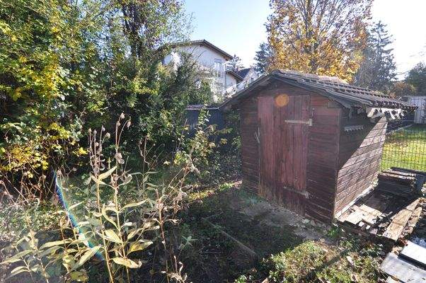 Platz für eine Gartenhaus