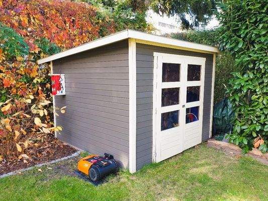 Gartenhaus, Mähroboter