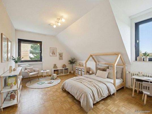 Zimmer 2 DG mit KI gestaltet