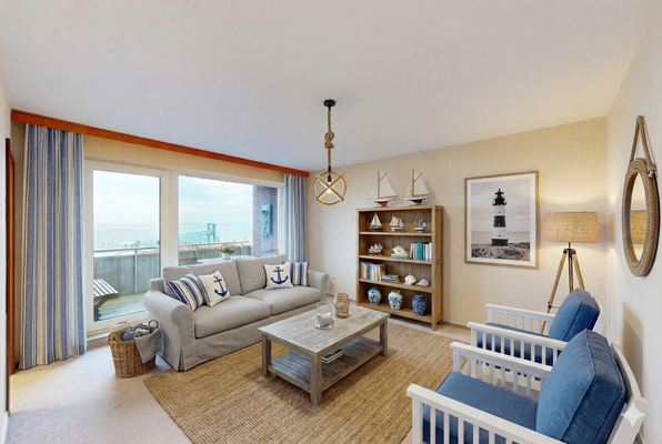 Wohnbereich KI generiert ausgestattet