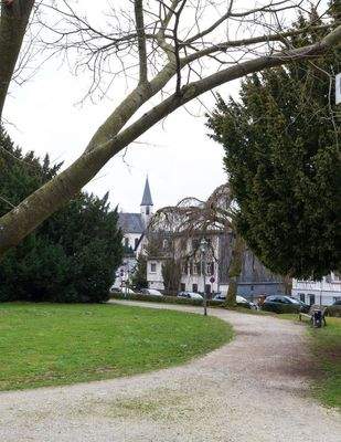 Park gegenüber des Hauses