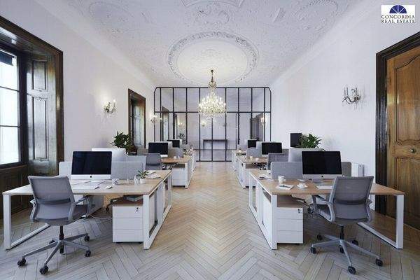 Möblierungsvorschlag Arbeitsbüro