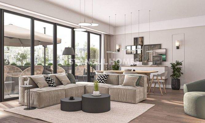 Flats 400 Meters from Metro in Kağıthane İstanbul