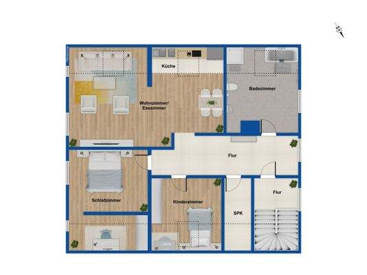 Grundriss Dachgeschoss