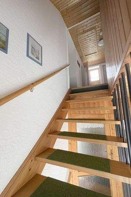 Treppe ins Dachgeschoss
