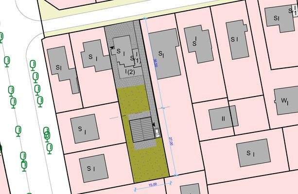 Entwurf, Neubau hinten