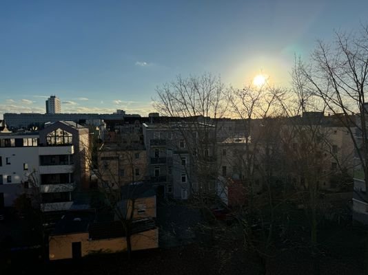 Aussicht vom Balkon