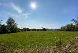 Blick auf das Grundstück