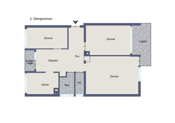 Grundriss-Illustration