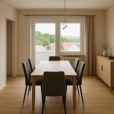 Esszimmer Beispiel KI