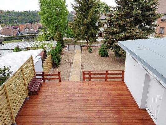 Blick aus dem Dachgeschoss