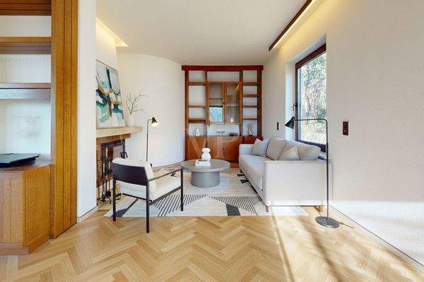 Virtuelles Staging Kaminecke