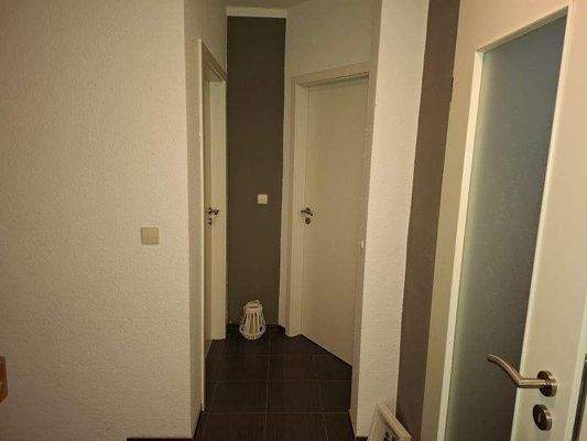 Flur im OG, Zugänge Dusche/WC + Kinderzimmer 1+2